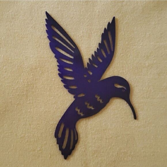 Metal Hummingbird Wall Decor - Picture 8 of 12